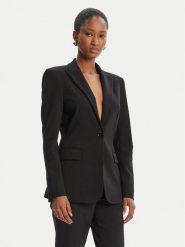PINKO Marynarka 104903 A24C Czarny Regular Fit. Czarne marynarki i żakiety Pinko, bez wzorów, z syntetyku, bez ramiączek. Za 1,299.00 zł.
