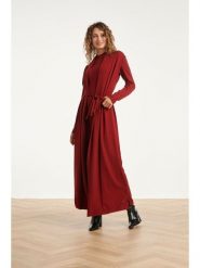 Smashed Lemon Kardigan w kolorze bordowym rozmiar: L. Czerwone swetry Smashed Lemon, l, bez wzorów, bez ramiączek. Za 126.99 zł.