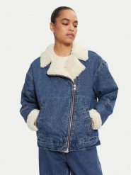 Levi's® Kurtka jeansowa Flight A9370-0001 Niebieski Relaxed Fit. Niebieskie kurtki s, bez wzorów, z bawełny, bez kaptura. Za 619.99 zł.