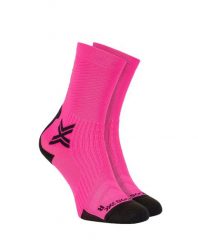 Skarpety X-Socks Bike Perform Crew Pink. Czerwone skarpetki X-Socks, bez wzorów. Za 169.00 zł.