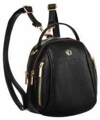 Plecak damski Rovicky R-KP-11-F19 czarny. Czarne plecaki ROVICKY, bez wzorów, ze skóry ekologicznej, bez dodatków. Za 57.99 zł.