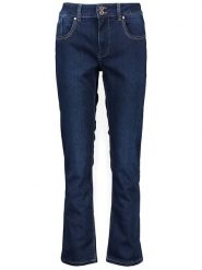 Pepe Jeans Dżinsy - Slim fit - w kolorze granatowym rozmiar: W31/L30. Niebieskie jeansy Pepe Jeans, l, z aplikacjami, z jeansu, klasyczne. Za 163.26 zł.