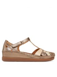 Pikolinos Sandały W8K-0705Clc1 Beżowy. Brązowe sandały Pikolinos, bez wzorów, ze skóry, bez obcasa, na płaskiej podeszwie, bez zapięcia. Za 519.99 zł.