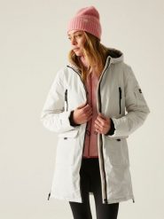 Regatta Kurtka zimowa "Gwynn" w kolorze białym rozmiar: 42. Białe kurtki Regatta, na zimę, bez wzorów, z puchu, bez kaptura. Za 345.36 zł.