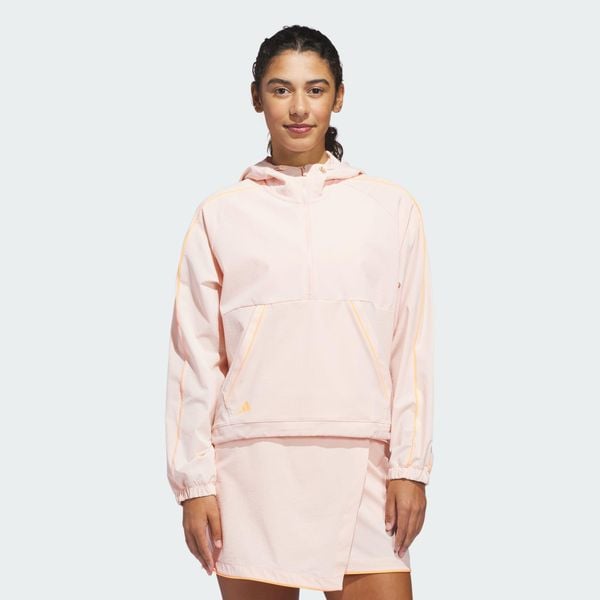 KURTKA Z KRÓTKIM SUWAKIEM ULTIMATE365 SEERSUCKER. Czerwone kurtki adidas, m, bez wzorów, z elastanu. Za 439.00 zł.