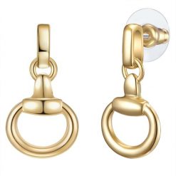 Lulu & Jane Stop metali Kolczyki 1 ct Damski. Żółte kolczyki Lulu & Jane, pozłacane. Za 359.99 zł.