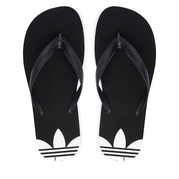 Japonki adidas. Czarne japonki adidas, bez wzorów. Za 89.99 zł.