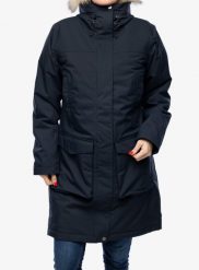 Kurtka zimowa damska Fjallraven Nuuk Lite Parka. Niebieskie płaszcze Fjällräven, na jesień, l, bez wzorów, z futra, bez kaptura. Za 2,148.00 zł.