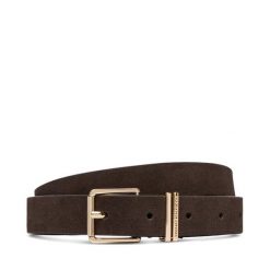 Pasek Tommy Hilfiger. Czarne paski Tommy Hilfiger, bez wzorów. Za 229.99 zł.