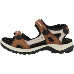 Buty do chodzenia damskie Ecco Yucatan Leder. Brązowe buty trekkingowe ECCO, z materiału, bez zapięcia. Za 661.00 zł.