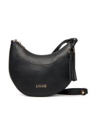 Liu Jo Torebka M Hobo AF5251 E0058 Czarny. Czarne listonoszki Liu Jo, bez wzorów, ze skóry, bez dodatków. Za 489.99 zł.