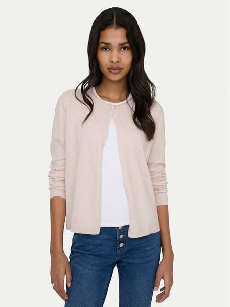 ONLY Kardigan Loyal 15371151 Beżowy Regular Fit. Brązowe swetry ONLY, xl, bez wzorów, z syntetyku, bez ramiączek. Za 109.99 zł.