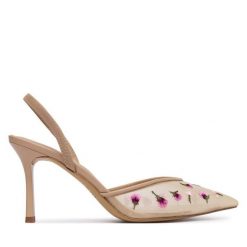 Szpilki Aldo. Brązowe szpilki Aldo, bez wzorów, bez obcasa, na szpilce, bez zapięcia. Za 459.99 zł.