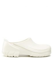 Birkenstock Klapki A 630 0010292 Beżowy. Brązowe klapki Birkenstock, bez wzorów, z tworzywa sztucznego, bez obcasa, bez zapięcia. Za 179.99 zł.