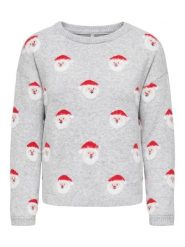 ONLY Sweter w kolorze szarym rozmiar: XL. Szare swetry ONLY, xl, bez wzorów, ze splotem, bez ramiączek. Za 109.00 zł.