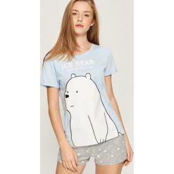 Piżama We Bare Bears - Turkusowy. Piżamy marki Sinsay. Za 49.99 zł.