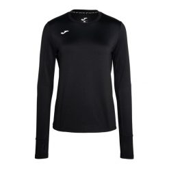 Bluza do biegania damska Joma R-Nature. Czarne bluzy bez kaptura Joma, xl, bez wzorów, z elastanu, bez kaptura, do biegania. Za 94.99 zł.
