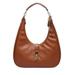 Torebka Guess. Brązowe torebki klasyczne Guess, z aplikacjami, klasyczne, bez dodatków. Za 679.99 zł.