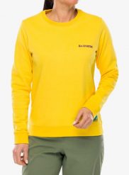 Bluza damska La Sportiva Climbing on the Moon Sweatshirt. Żółte bluzy La Sportiva, m, bez wzorów, z bawełny, bez ramiączek, bez kaptura. Za 307.99 zł.