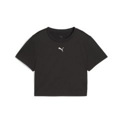 Damska krótka koszulka TAD ESSENTIALS PUMA Black. Czarne t-shirty sportowe Puma, l, bez wzorów, bez ramiączek. W wyprzedaży za 104.00 zł.