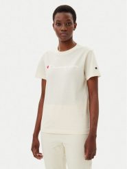Champion T-Shirt 118090 Écru Slim Fit. T-shirty Champion, xs, bez wzorów, z bawełny, bez kołnierzyka, bez ramiączek. Za 69.99 zł.