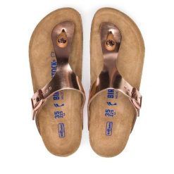 Japonki Birkenstock. Czerwone japonki Birkenstock, bez wzorów. Za 379.99 zł.