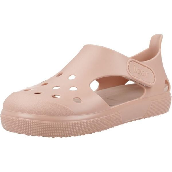 Sandały IGOR SURFI Rose. Czerwone sandały IGOR, bez wzorów, z gumy, bez obcasa, bez zapięcia. Za 125.99 zł.