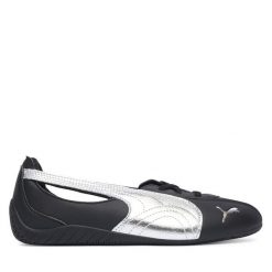 Baleriny Puma. Czarne baleriny Puma, bez wzorów, bez obcasa, bez zapięcia. Za 399.99 zł.