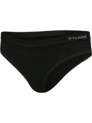 Damskie figi bezszwowe Hummel Juno Hipster. Czarne figi Hummel, bez wzorów, z bawełny, z standardowym stanem. Za 95.00 zł.