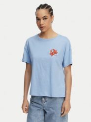 Liu Jo T-Shirt WA6414 JS923 Niebieski Regular Fit. Niebieskie t-shirty Liu Jo, m, bez wzorów, z bawełny, bez kołnierzyka, bez ramiączek. Za 299.99 zł.