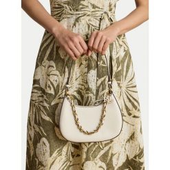 Torebka LAUREN RALPH LAUREN. Białe torebki klasyczne Lauren Ralph Lauren, bez wzorów, klasyczne, bez dodatków. Za 1,599.00 zł.