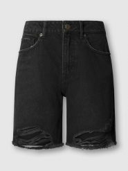 Pepe Jeans Bermudy dżinsowe w kolorze czarnym rozmiar: W27. Czarne szorty Pepe Jeans, z aplikacjami, z bawełny, klasyczne. Za 152.99 zł.