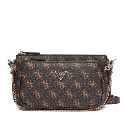 Torebka Guess. Brązowe listonoszki Guess, z aplikacjami, bez dodatków. Za 549.99 zł.