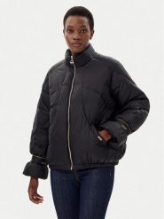 Liu Jo Kurtka zimowa TF4154 TS072 Czarny Regular Fit. Czarne kurtki Liu Jo, na zimę, xxl, bez wzorów, z syntetyku, bez kaptura. Za 1,119.00 zł.