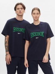 Reebok T-Shirt Classics Varsity T-Shirt HS9182 Granatowy. Niebieskie t-shirty Reebok, s, bez wzorów, z bawełny, bez kołnierzyka, bez ramiączek. Za 129.99 zł.