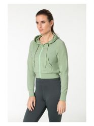 Super.natural Bluza "Liquid Flow" w kolorze jasnozielonym rozmiar: S. Zielone bluzy z kapturem super.natural, s, bez wzorów, z wełny, bez kaptura. Za 252.99 zł.