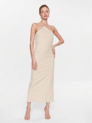 Samsøe Samsøe Sukienka codzienna Crystal F23100200 Beżowy Slim Fit. Brązowe sukienki Samsøe & Samsøe, na co dzień, l, bez wzorów, z syntetyku, bez kołnierzyka, bez ramiączek, proste. Za 1,059.00 zł.