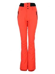 Peak Mountain Softshellowe spodnie narciarskie "Adora" w kolorze pomarańczowym rozmiar: L. Pomarańczowe spodnie dresowe Peak Mountain, bez wzorów. Za 375.96 zł.