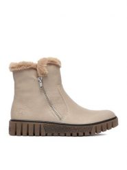 Rieker Botki CEO-Y3481-60 Beżowy jasny. Brązowe botki Rieker, bez wzorów, ze skóry, bez obcasa, na płaskiej podeszwie, bez zapięcia. Za 389.99 zł.