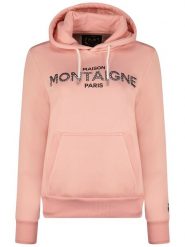 Maison Montaigne Bluza "Gontaigne" w kolorze jasnoróżowym rozmiar: M. Różowe bluzy Maison Montaigne, m, bez wzorów, bez ramiączek, z kapturem. Za 92.42 zł.
