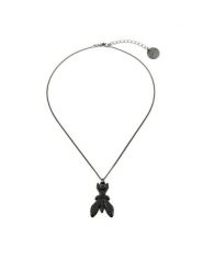 Patrizia Pepe Naszyjnik 8JA058/M044-J3O4 Czarny. Czarne naszyjniki Patrizia Pepe, z syntetyku. Za 599.99 zł.