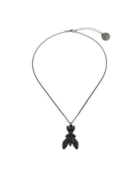 Patrizia Pepe Naszyjnik 8JA058/M044-J3O4 Czarny. Czarne naszyjniki Patrizia Pepe, z syntetyku. Za 599.99 zł.