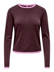 ONLY Sweter w kolorze brązowym rozmiar: S. Brązowe swetry ONLY, s, bez wzorów, bez ramiączek. Za 109.95 zł.