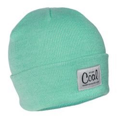 Czapka zimowa damska COAL MEL BEANIE mint. Zielone czapki zimowe COAL, bez wzorów, sportowe. Za 29.00 zł.