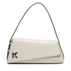 Torebka Karl Lagerfeld Jeans. Białe torebki klasyczne Karl Lagerfeld Jeans, bez wzorów, z jeansu, klasyczne, bez dodatków. Za 949.99 zł.