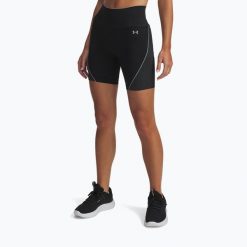 Spodenki damskie Under Armour Vanish Seamless. Czarne szorty Under Armour, bez wzorów. Za 169.99 zł.