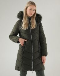 Zielona kurtka z ociepleniem. Zielone kurtki Unisono, s, bez wzorów, z futra, bez kaptura. Za 379.00 zł.
