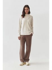 TATUUM Sweter w kolorze kremowym rozmiar: S. Brązowe swetry Tatuum, s, bez wzorów, ze splotem, bez ramiączek. Za 201.55 zł.