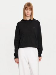 4F Bluza 4FWMM00TSWSF1468 Czarny Regular Fit. Czarne bluzy 4f, m, bez wzorów, z bawełny, bez kaptura. Za 79.99 zł.