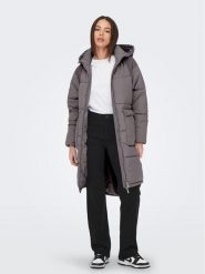 ONLY Płaszcz zimowy 15160167 Szary Relaxed Fit. Szare płaszcze ONLY, na zimę, xl, bez wzorów, z syntetyku, bez kaptura. Za 279.99 zł.